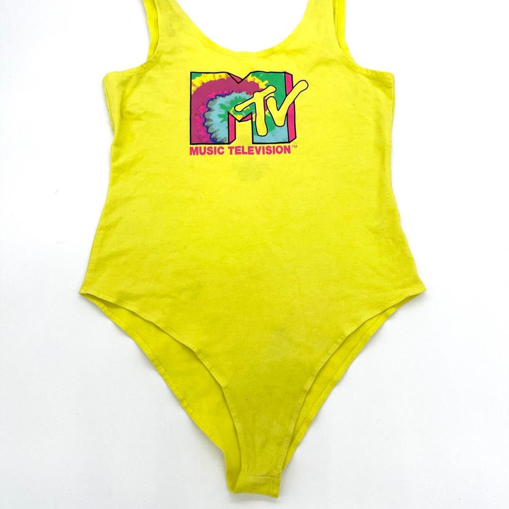 MTV Yellow Bodysuit